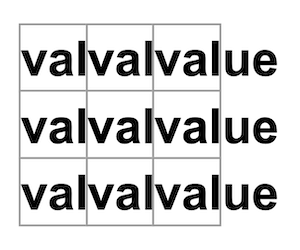 içi value ile dolu tahta